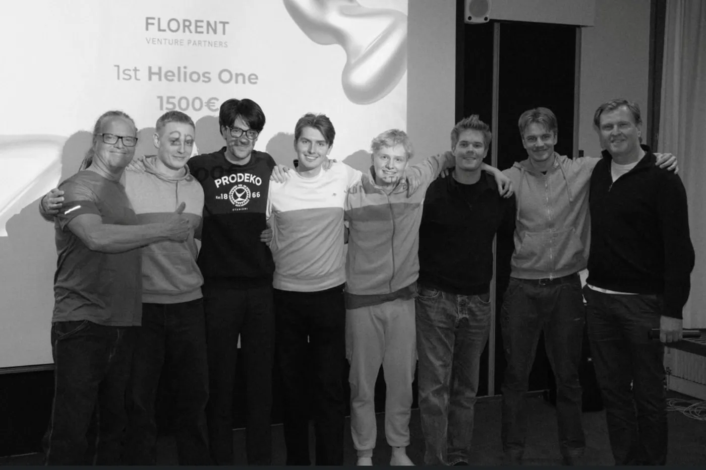 Group photo after placing 2nd at the Agentic Frontier Hackathon
