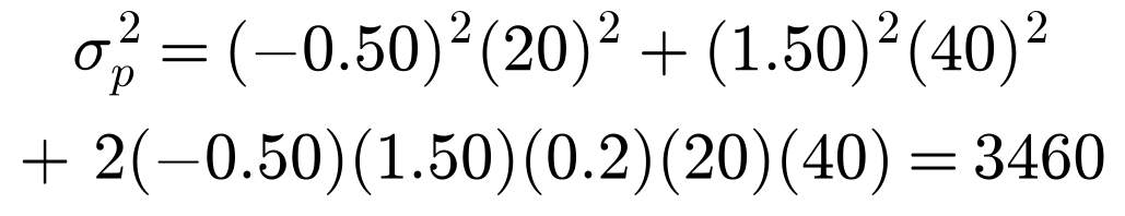 sigma squared p equals 3460